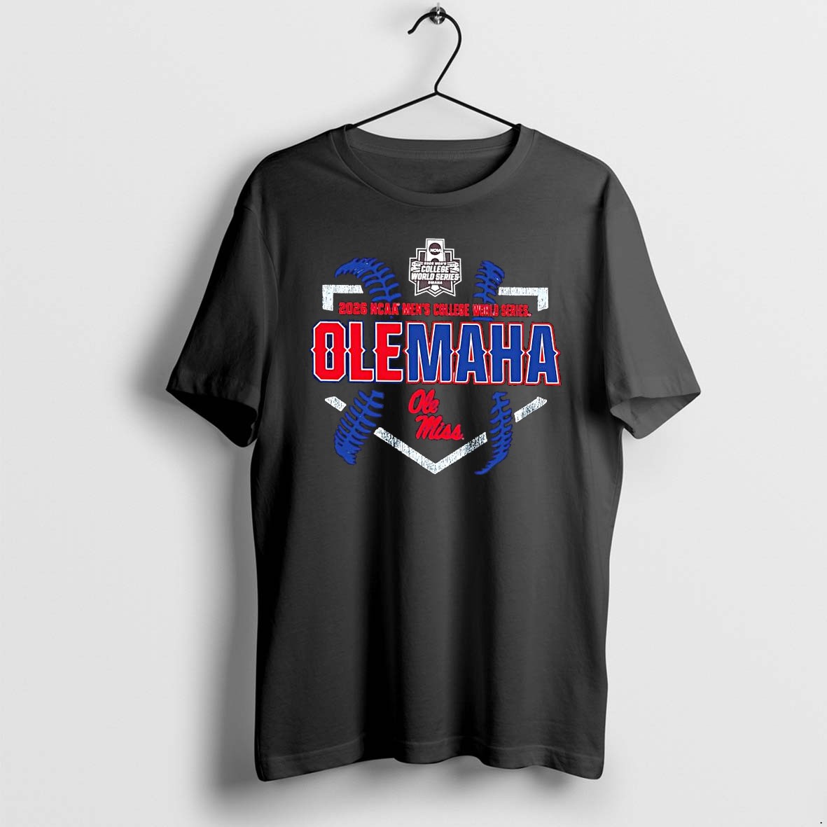 Original Ole Miss Rebels 2026 Ncaa Mens College World Series Omaha Logo Tshirts