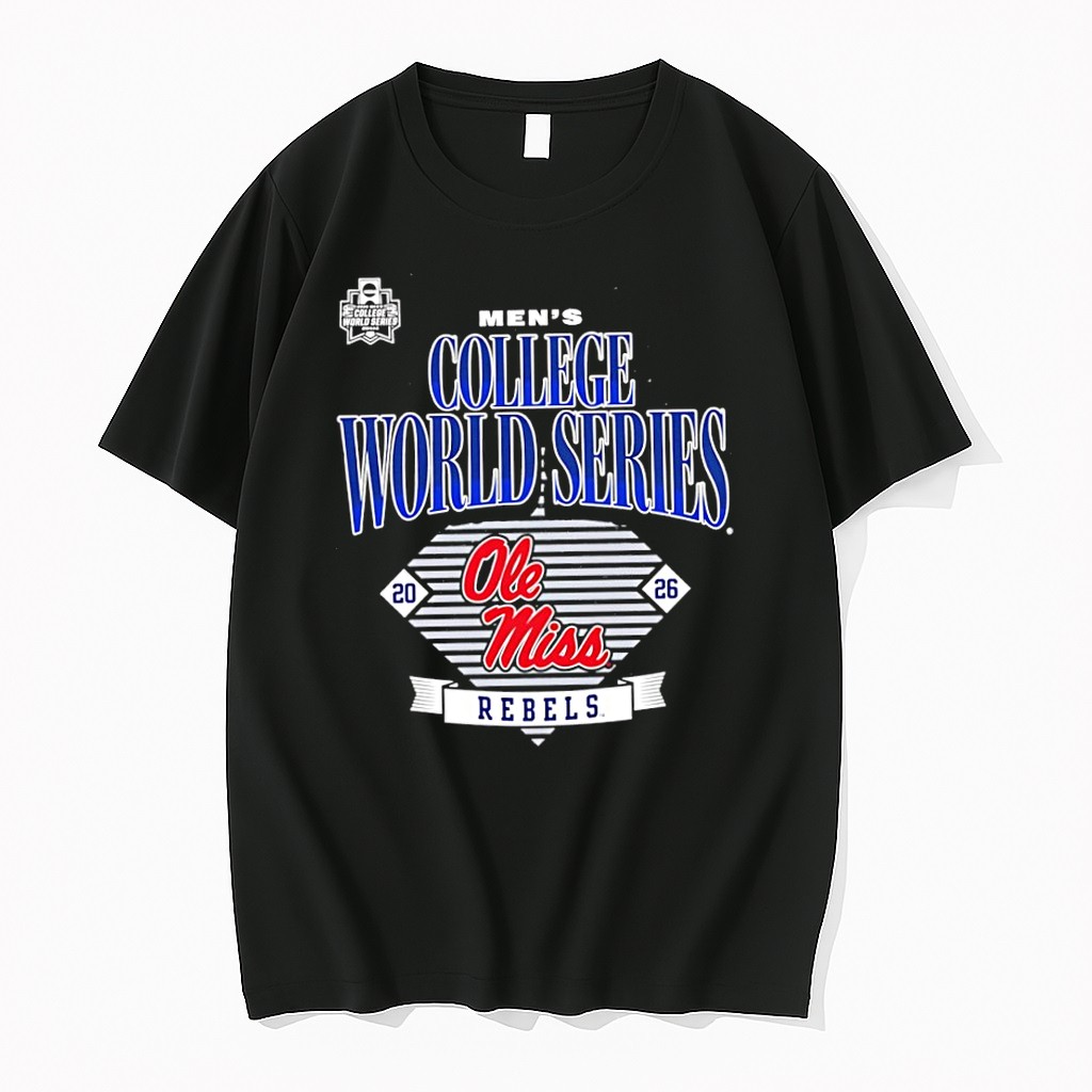 Original Ole Miss Rebels Baseball Mens College World Series Ncaa 2026 Tshirts