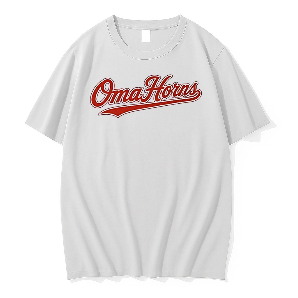 Original Oma Horns Fan Apparel Team White Tshirts