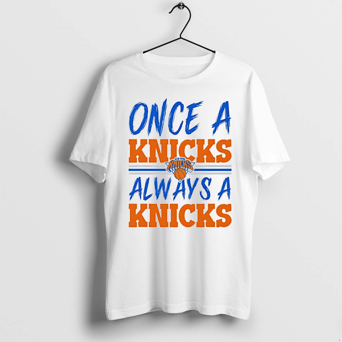 Original Once A Knicks Always A Knicks New York Knicks Basketball Players Nba 2026 Vintage Tshirts
