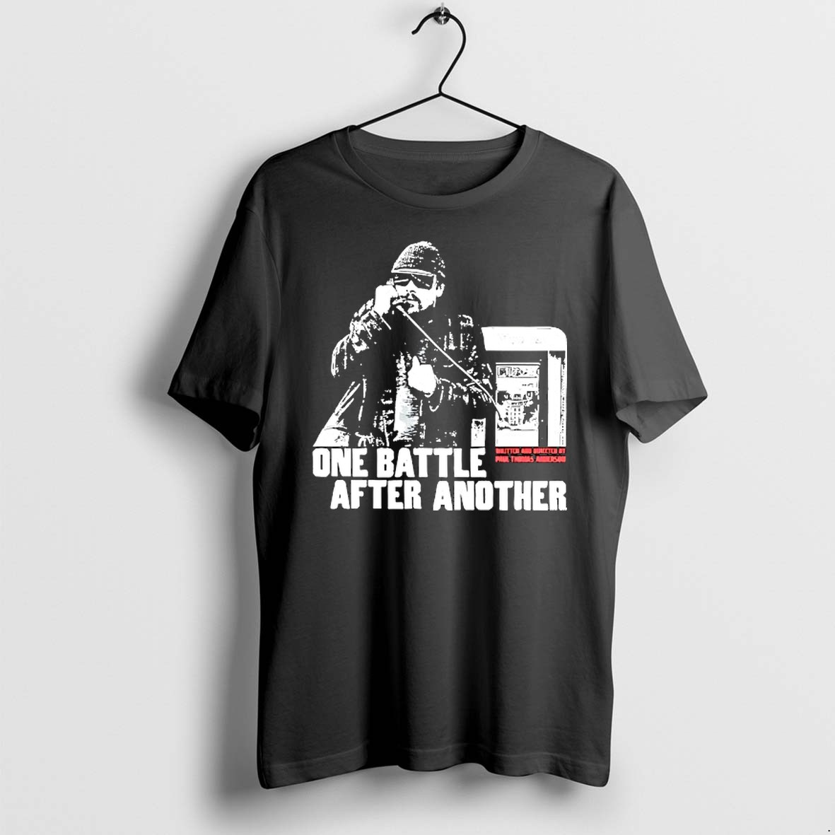 Original One Battle After Another Phone Booth Retro Tshirts