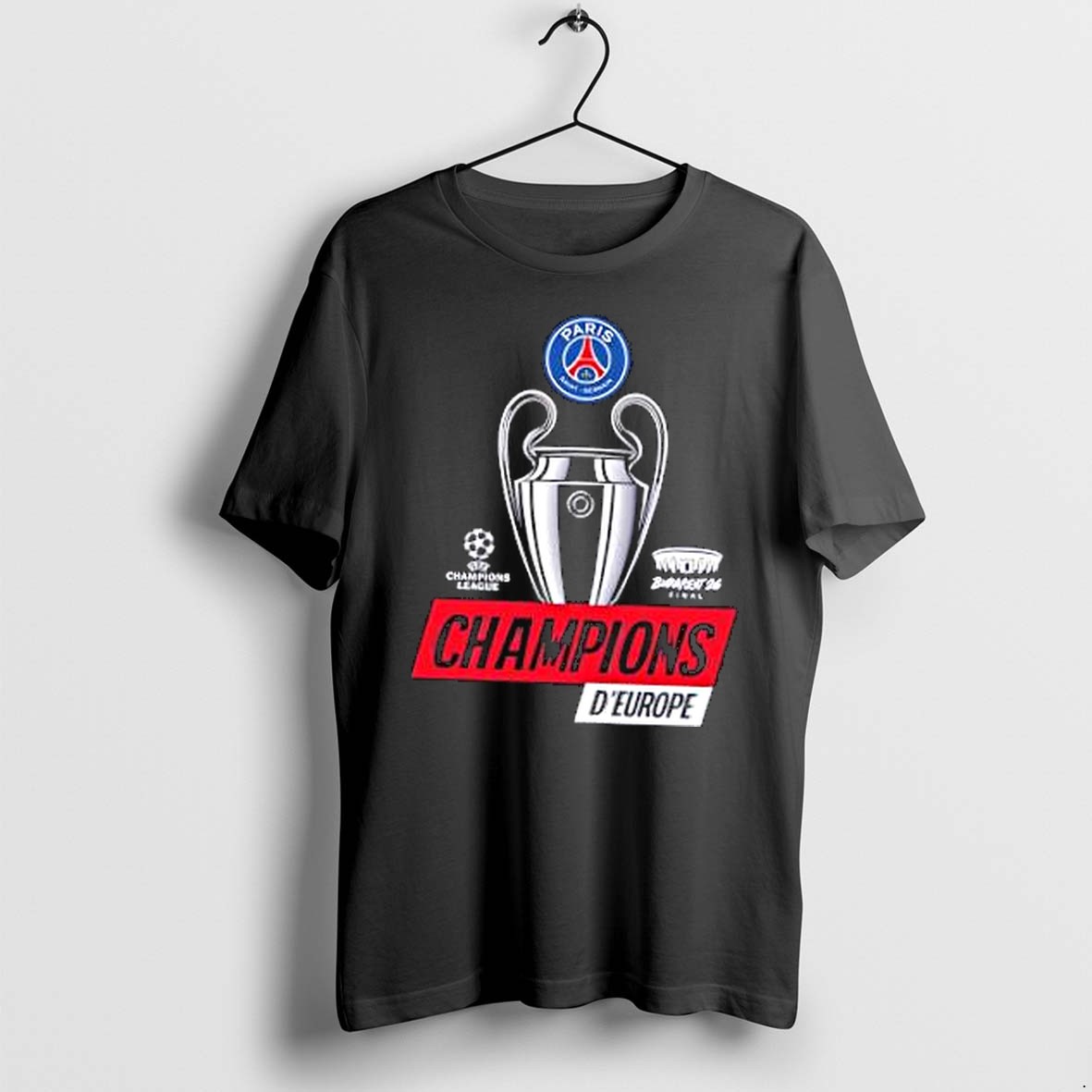 Original Psg Champions Deurope 2026 Tshirts