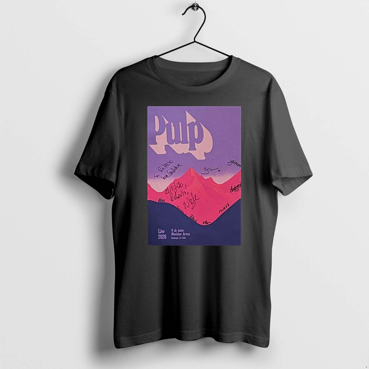 Original Pulp Signed Movistar Arena June 8 2026 1 Tshirts