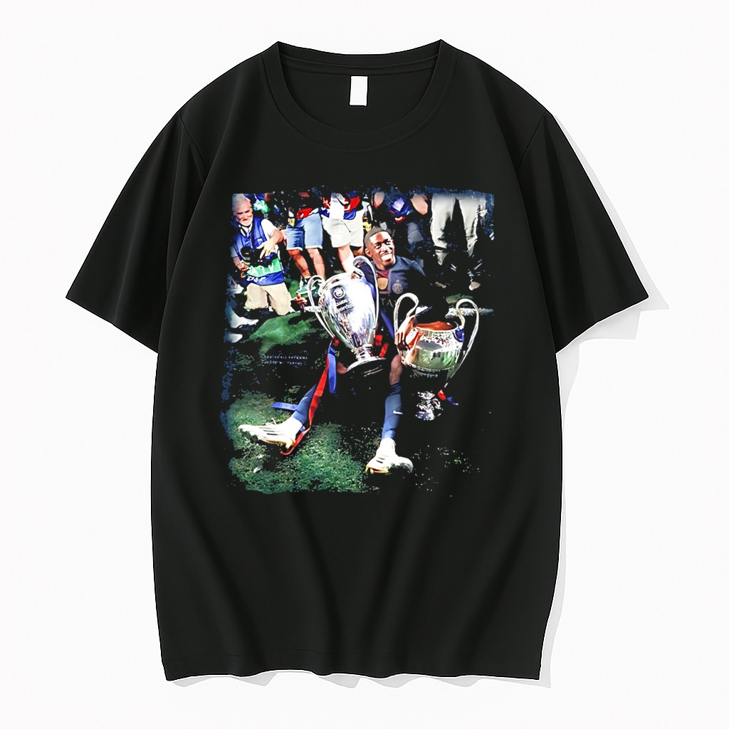 Original Paris Saint Germain Ousmane Dembele 2 Trophies Tee Tshirts