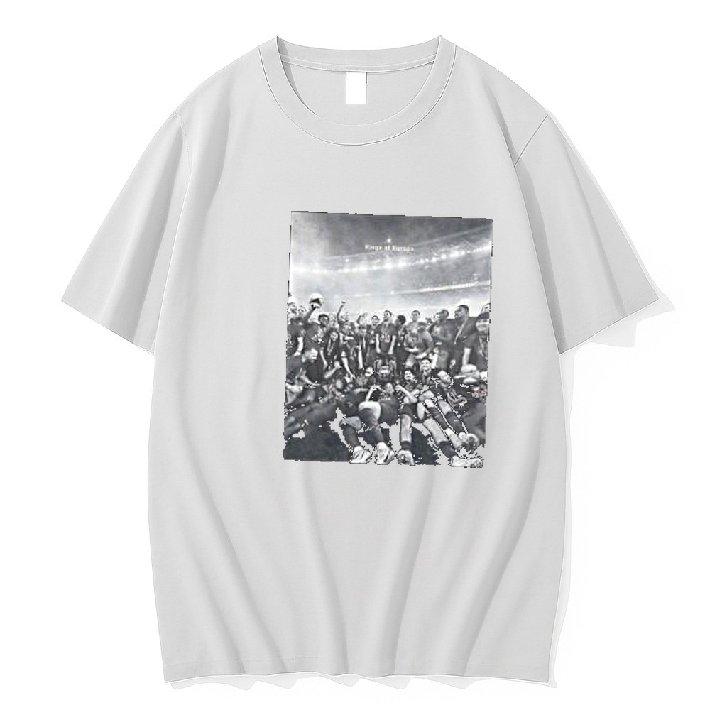 Original Paris Saint Germain Players Celebrate With Champions League Trophy Kings Of Europe Tshirts