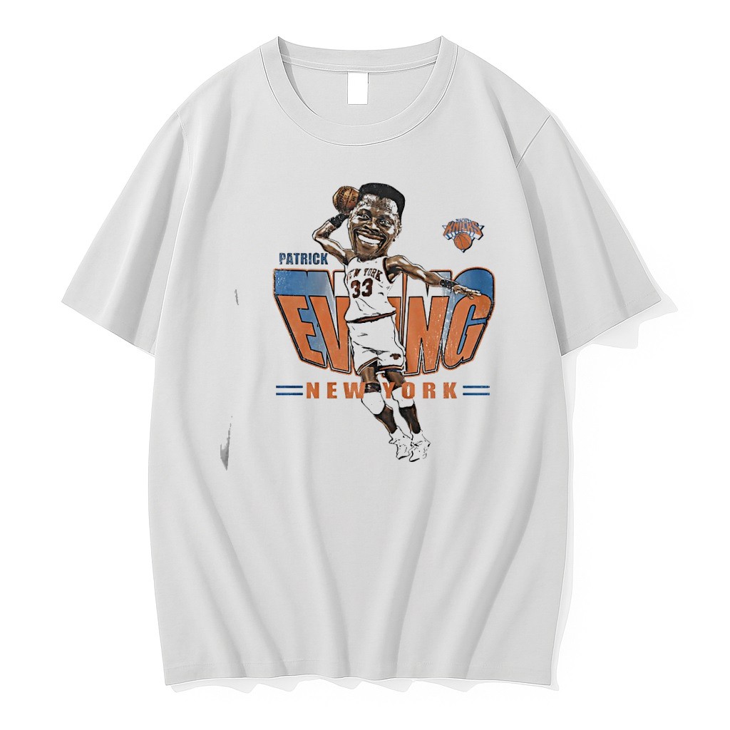 Original Patrick Ewing Big Head Knicks 2026 Nba Finals Caricature Tshirts