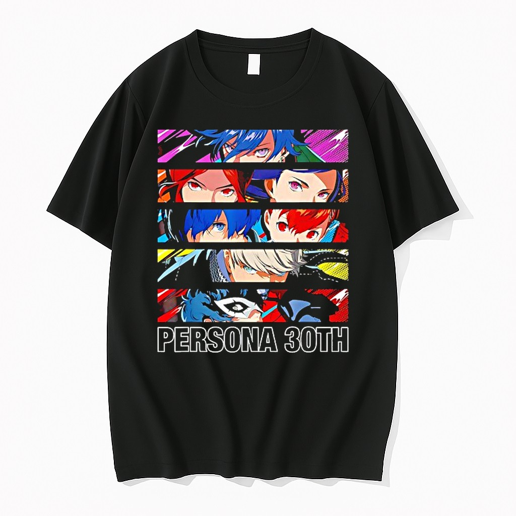 Original Persona 30th Hero Line Up Anime Tshirts