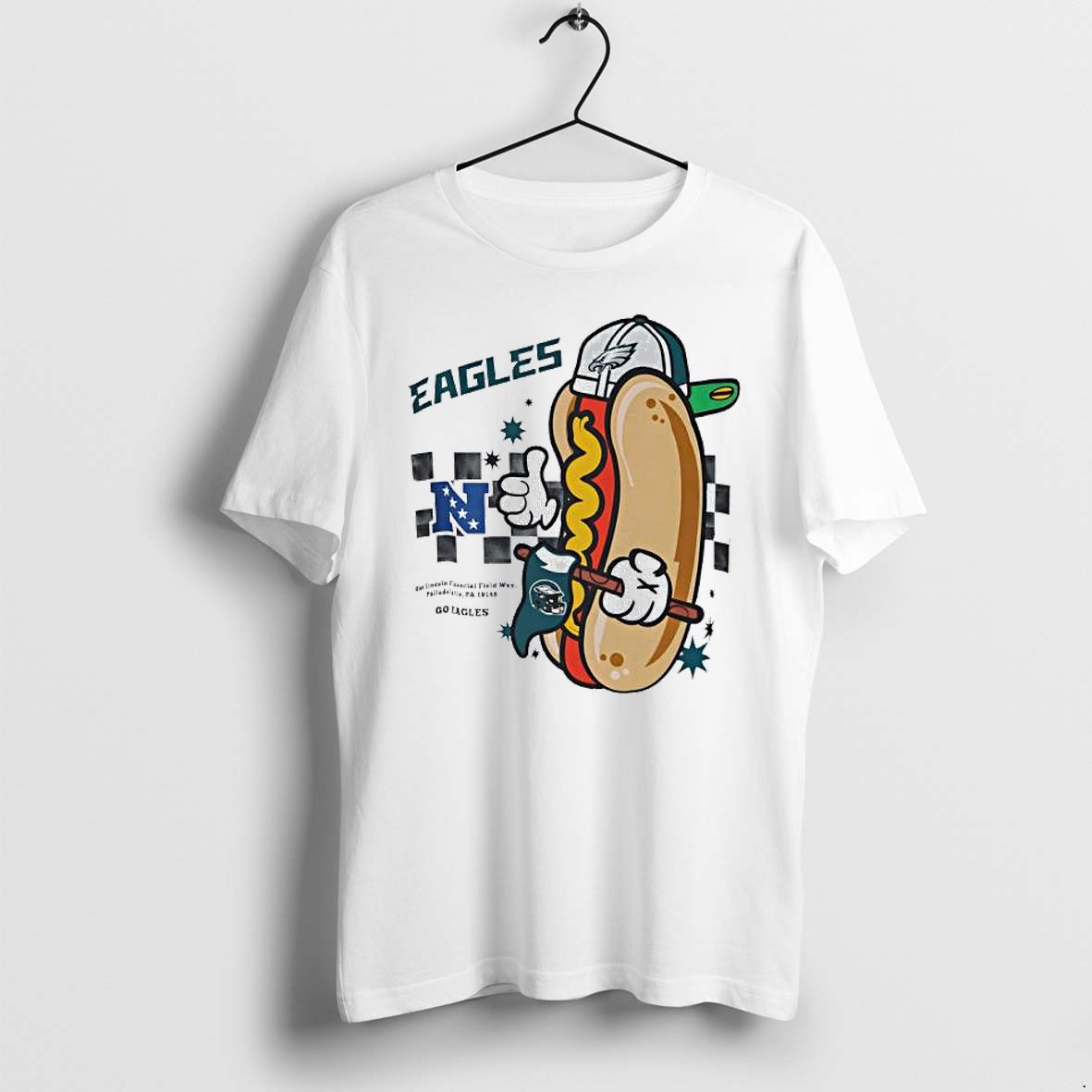 Original Philadelphia Eagles Concessions Classic Hot Dog Tshirts