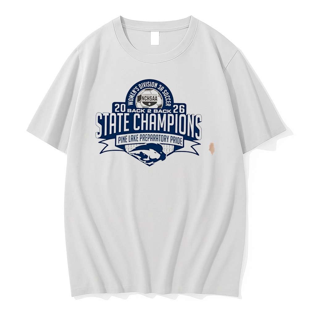 Original Pine Lake Preparatory Pride 2026 Nchsaa Womens Division 3a Soccer Champions Tee Tshirts