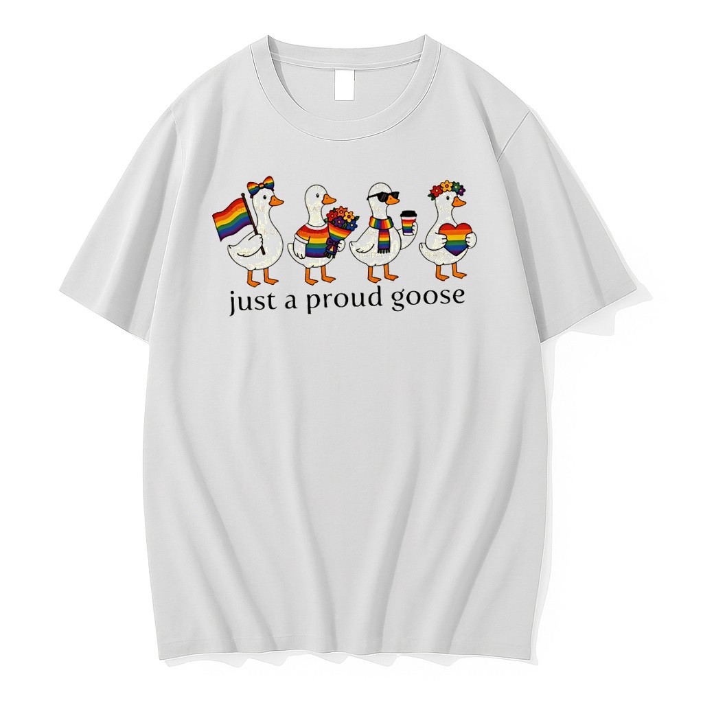 Original Pride Goose Lgbt Rainbow Just A Proud Goose Tshirts