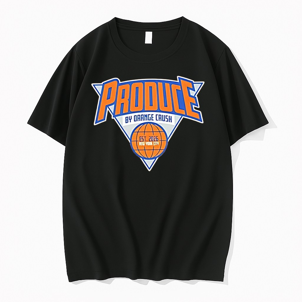 Original Produce By Orange Crush Est 2026 New York Knicks Parody Logo Tshirts