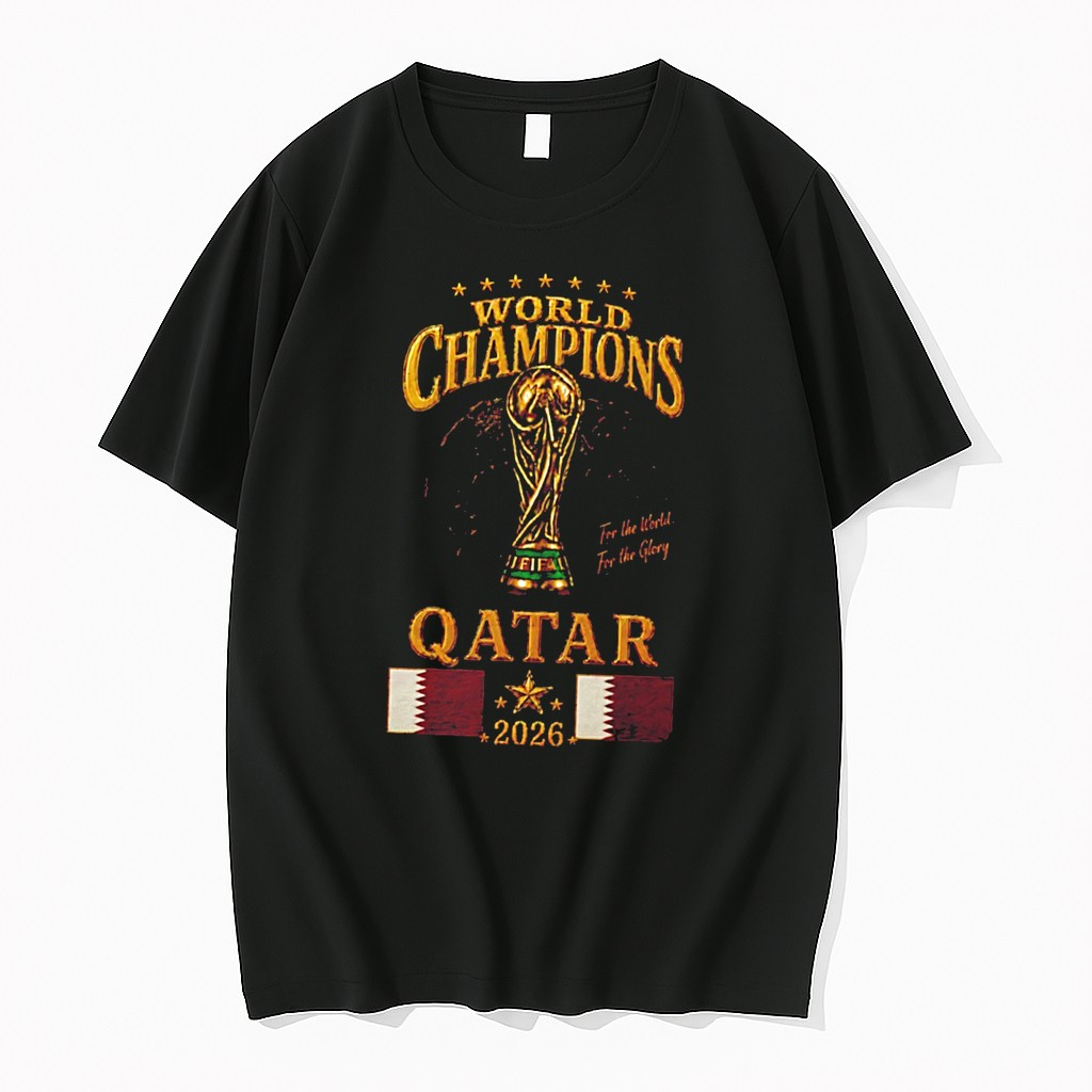 Original Qatar 2026 World Champions For The World For The Glory Tee Tshirts