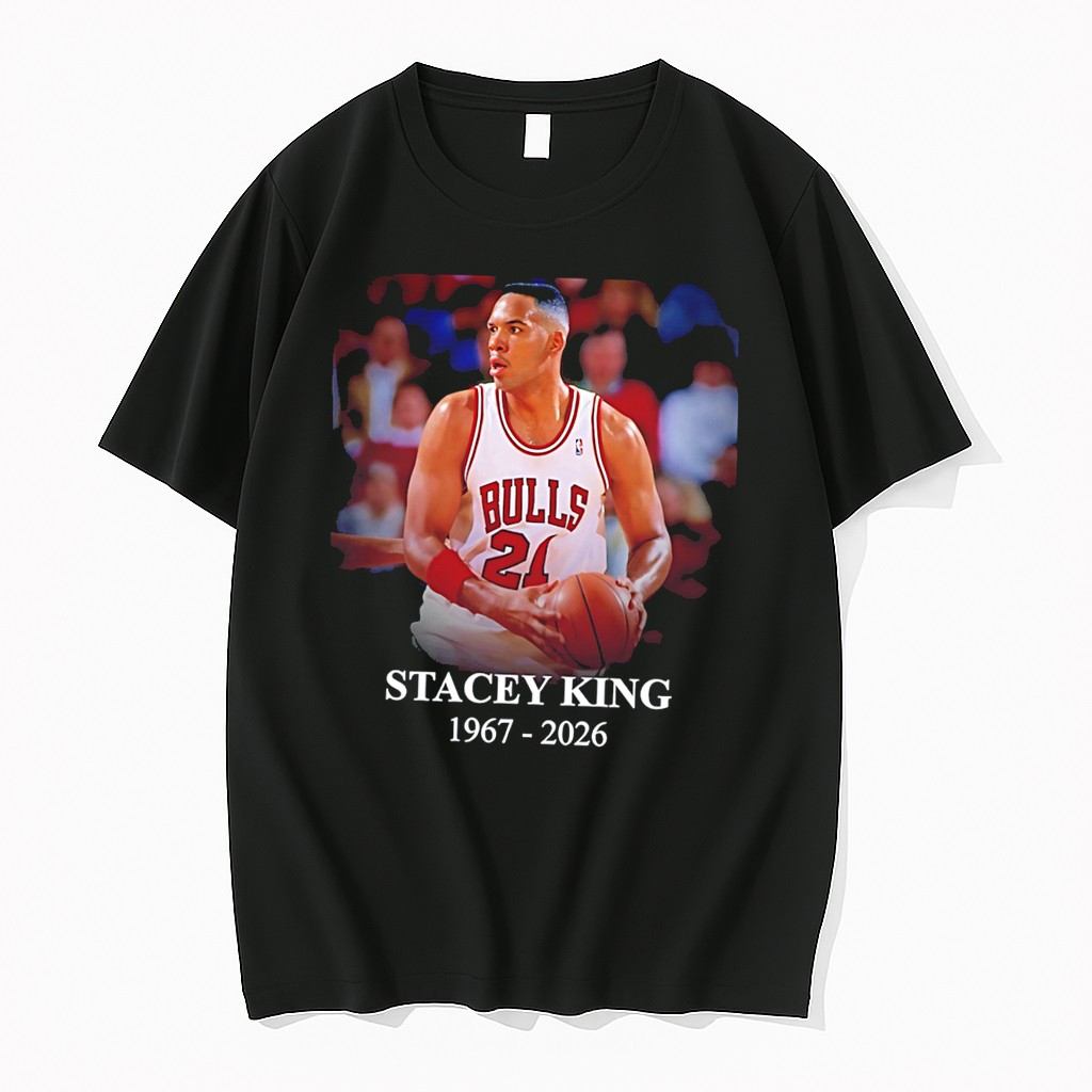 Original Rip Chicago Bulls Stacey King 21 Thank You For The Memories Tee Tshirts