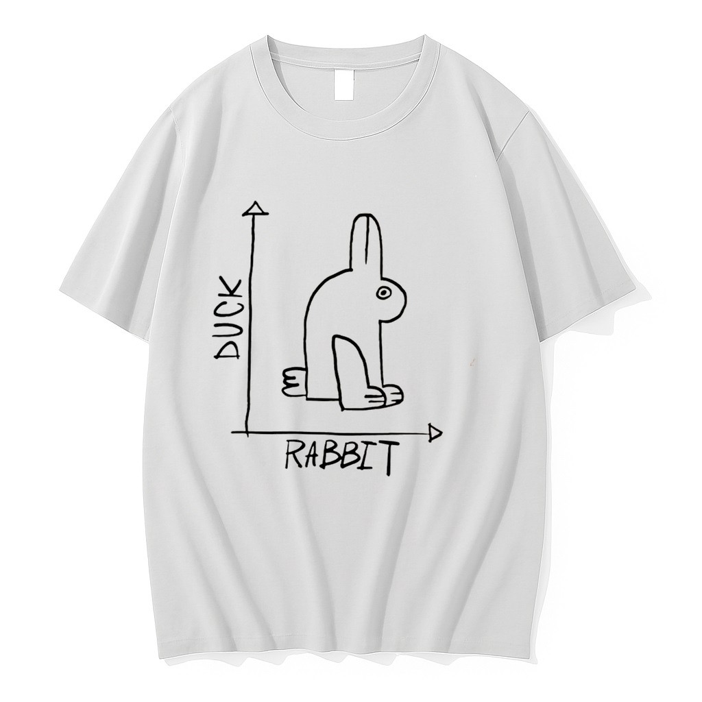 Original Rabbit Duck Paint Tee Tshirts