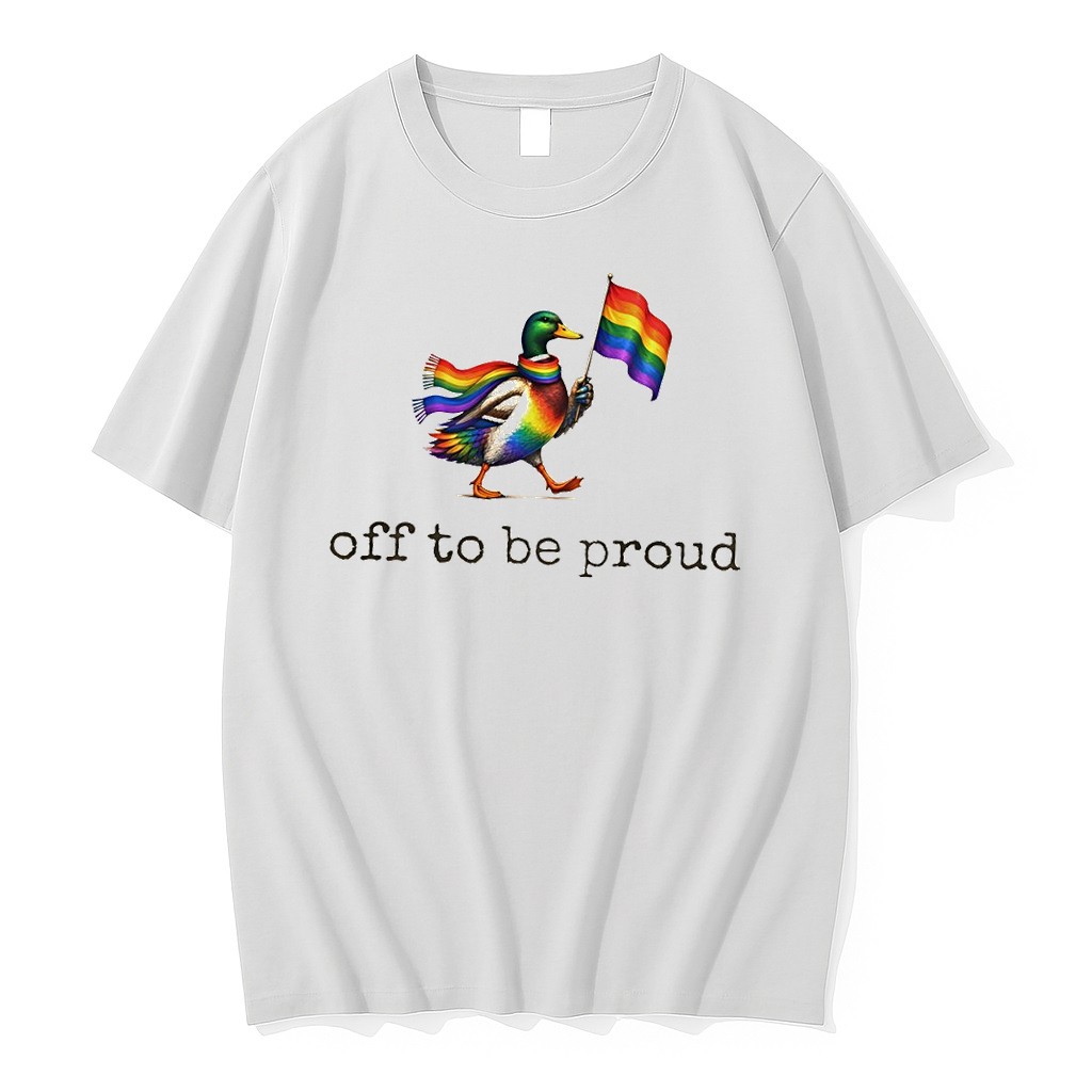 Original Rainbow Duck Animal Flag Off To Be Proud Lgbt Tshirts