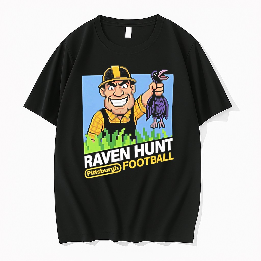 Original Raven Hunt Pittsburghs Football 8 Bit Tshirts