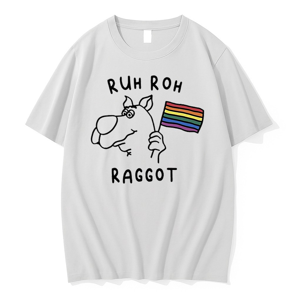 Original Ruh Roh Raggot Rainbow Pride Flag Tshirts