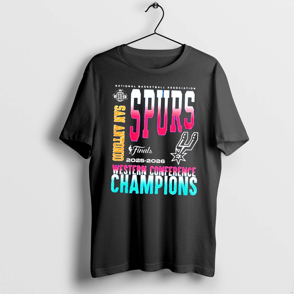 Original San Antonio Spurs 2025 2026 Nba Finals Western Conference Champions Vintage Tee Tshirts
