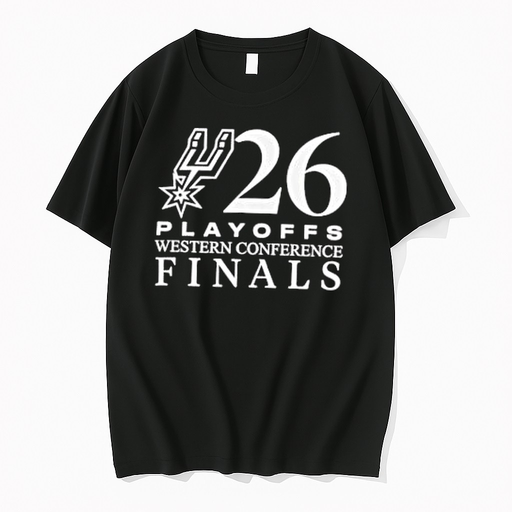 Original San Antonio Spurs 2026 Nba Playoffs Western Conference Finals Tshirts
