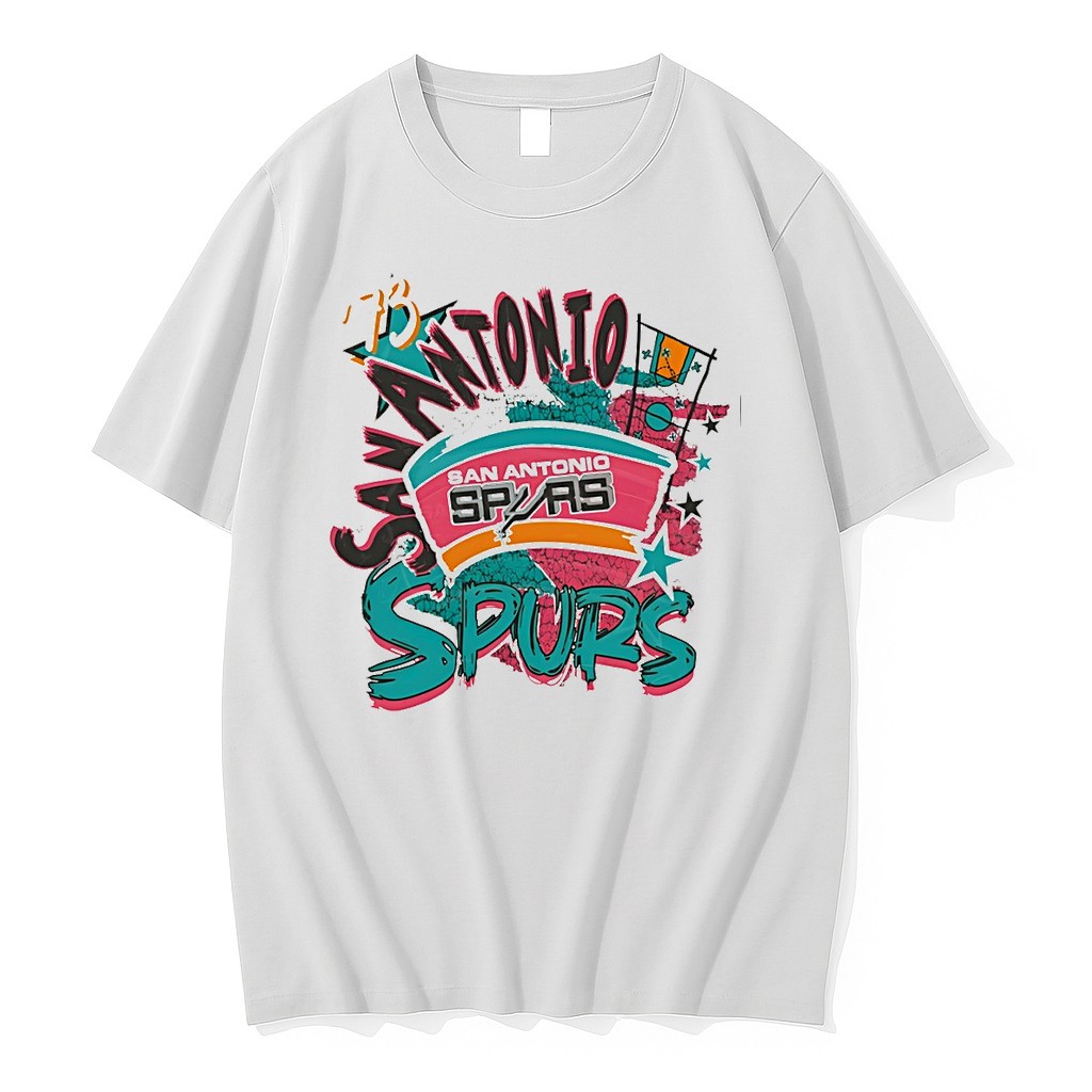Original San Antonio Spurs Basketball 73 Play By Play Vintage Tshirts