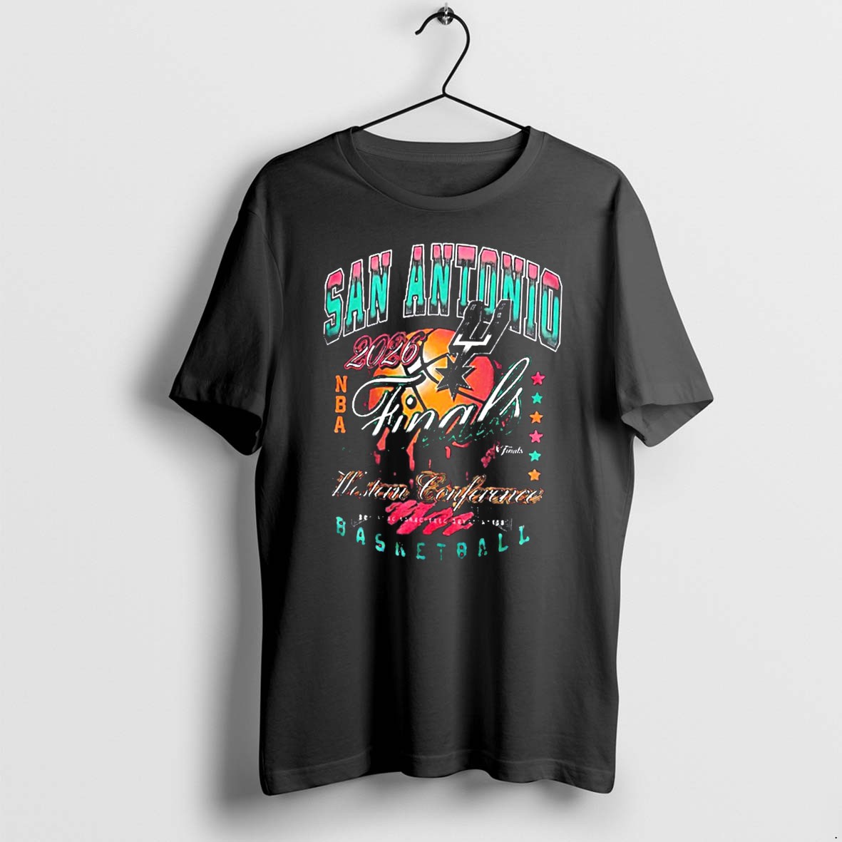 Original San Antonio Spurs Finals 2026 Nba Western Conference Champions Skyline Tee Tshirts
