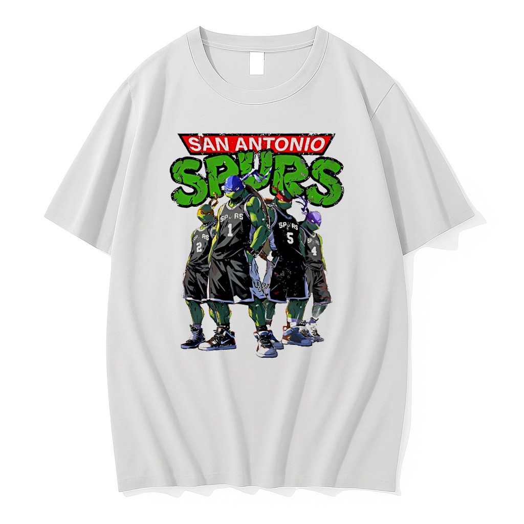 Original San Antonio Spurs Players Ninja Turtles Tshirts