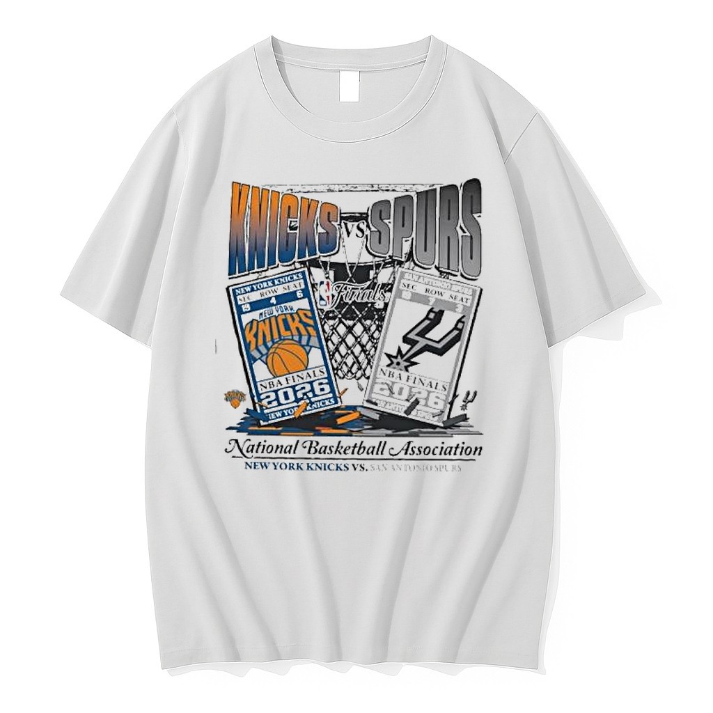 Original San Antonio Spurs Vs New York Knicks 2026 Nba Finals Matchup Franklin Tshirts