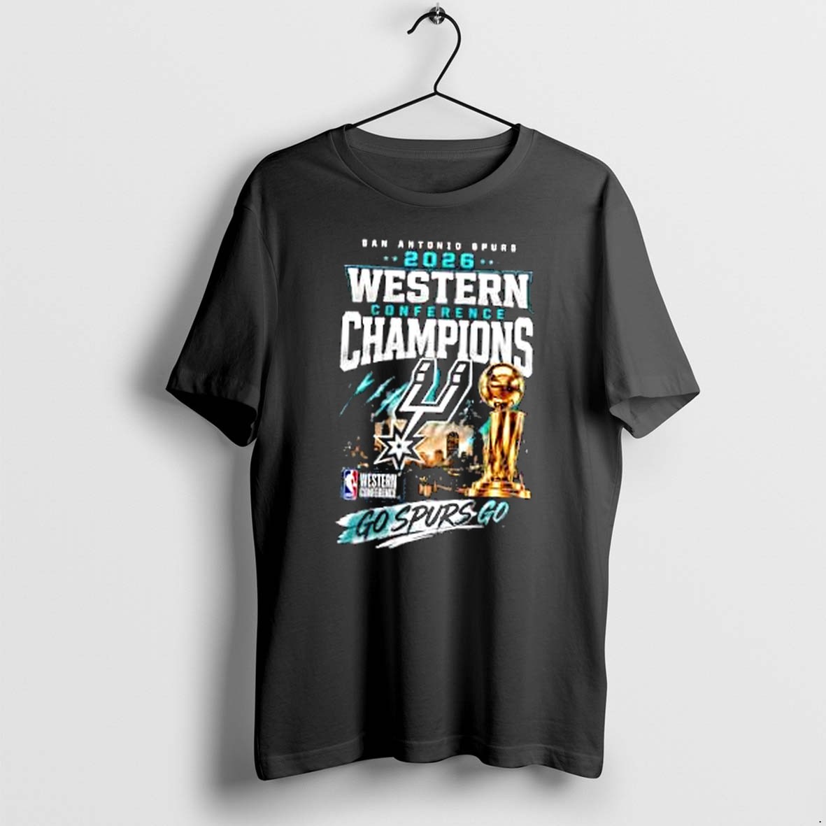 Original San Antonio Spurs Western Conference Champions 2026 Tshirts