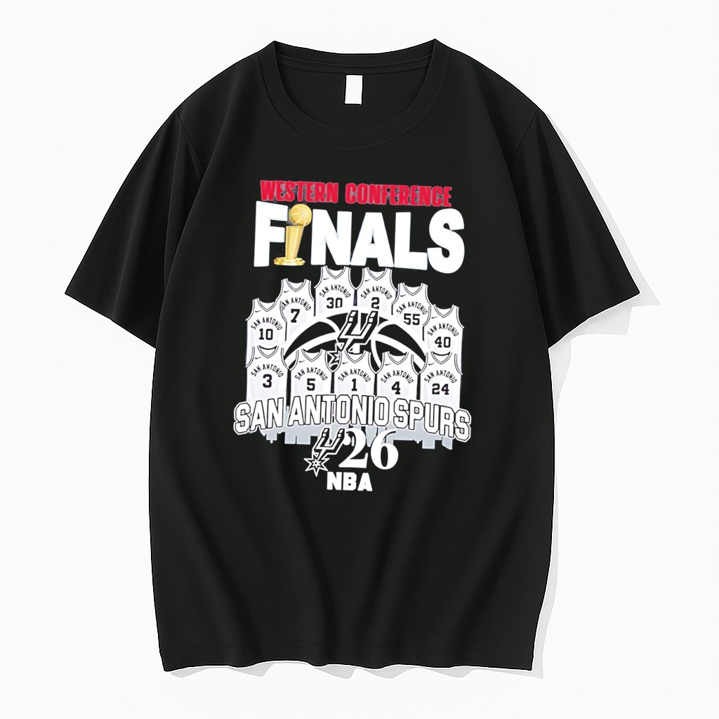 Original San Antonio Spurs Western Conference Finals Nba Graphic Tee Tshirts