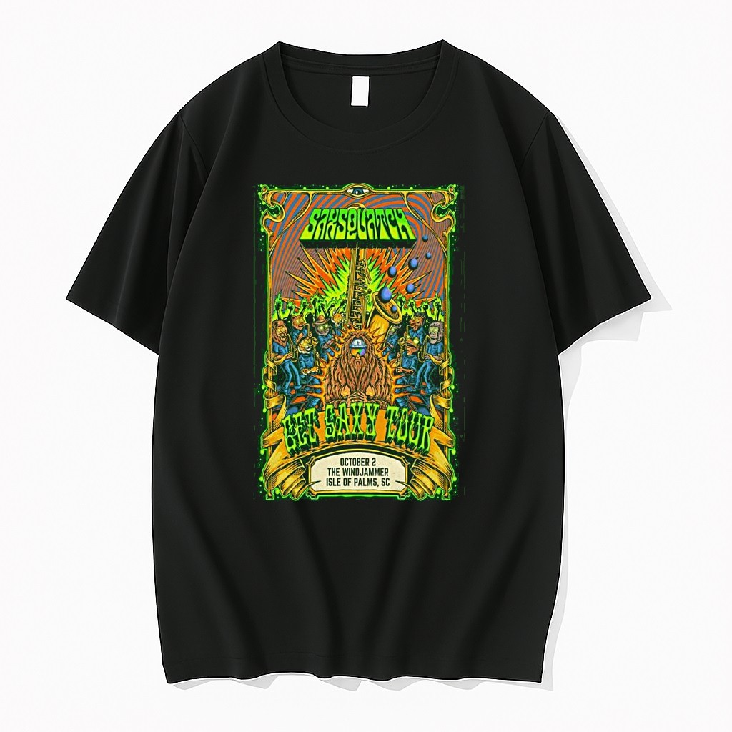 Original Saxsquatch The Windjammer Isle Of Palms Sc Oct 2 2026 1 Tshirts