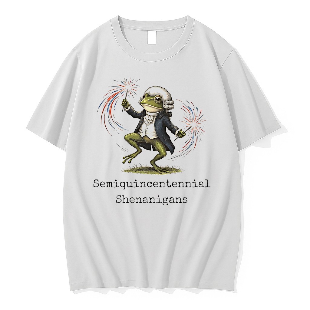 Original Semiquincentennial Shenanigans Frog Firework 1776 2026 Tshirts