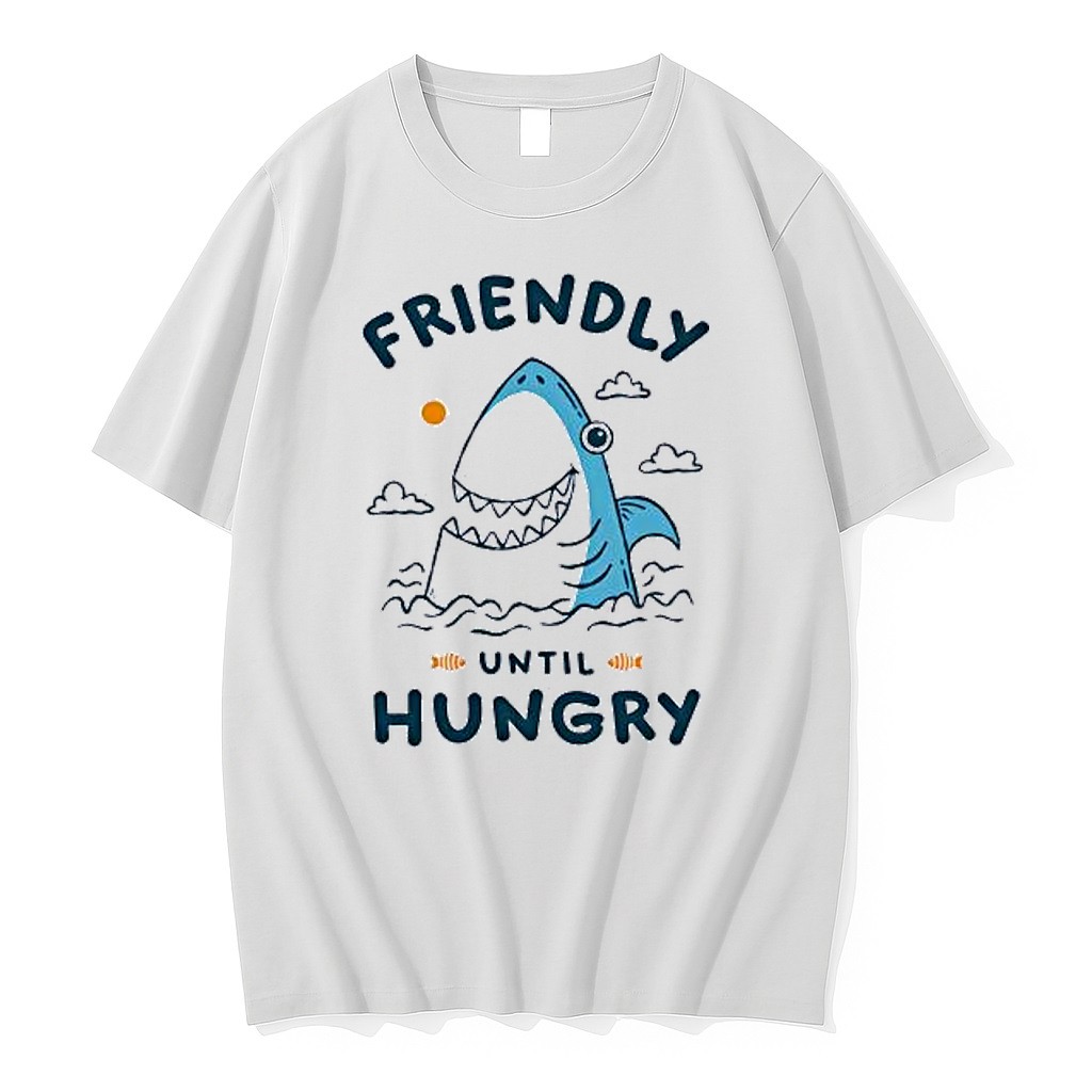 Original Shark Friendly Until Hungry Tshirts