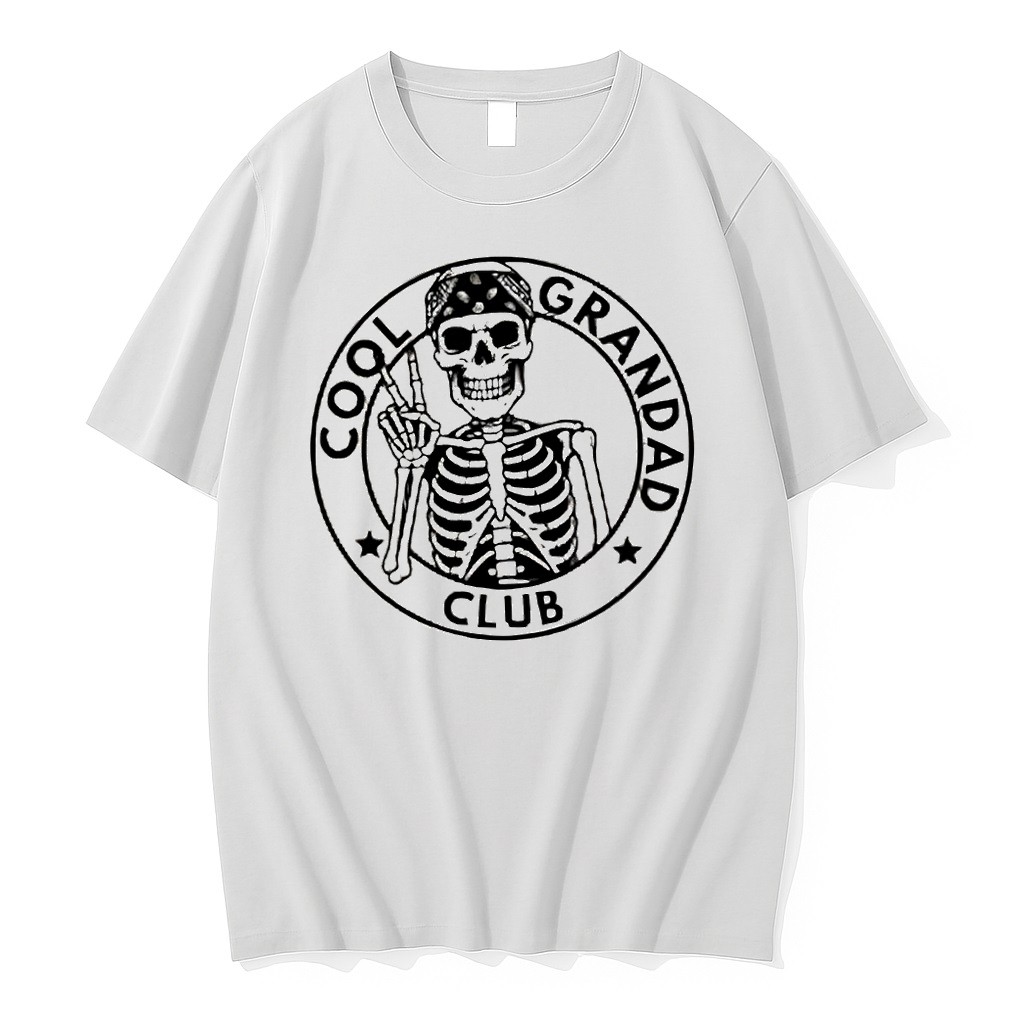 Original Skeleton Cool Grandad Present For Dad Fathers Day Tshirts