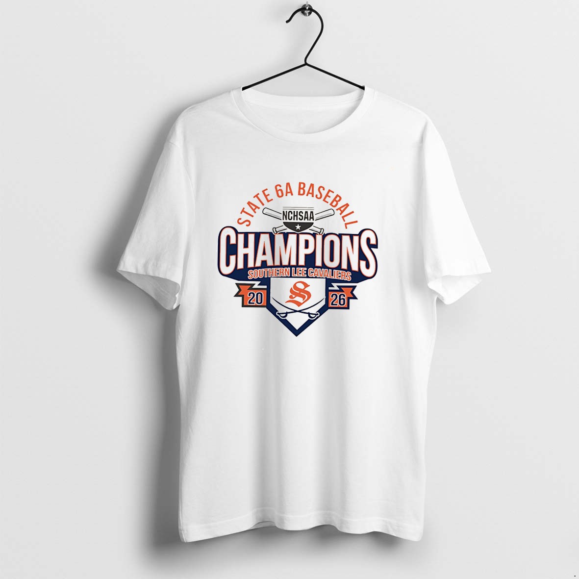 Original Southern Lee Cavaliers 2026nchsaa State 6a Baseball Champions Tee Tshirts