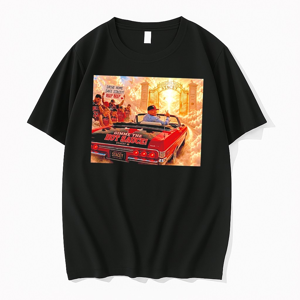 Original Stacey King Chicago Bulls Gimme The Hot Sauce Tee Tshirts