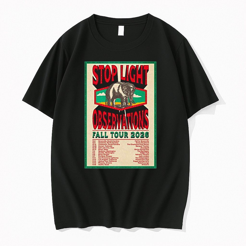 Original Stop Light Observations Tour Fall 2026 1 Tshirts