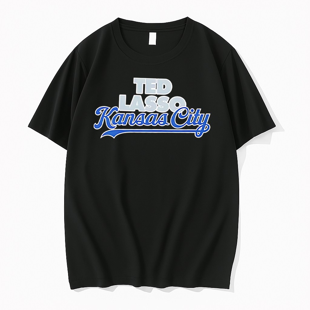 Original Ted Lasso Kansas City Baseball Text Tee Tshirts