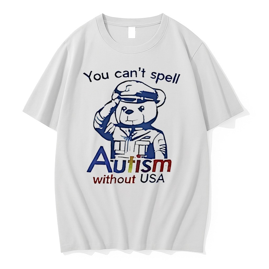 Original Teddy Bear Police You Cant Spell Autism Without Usa Tshirts