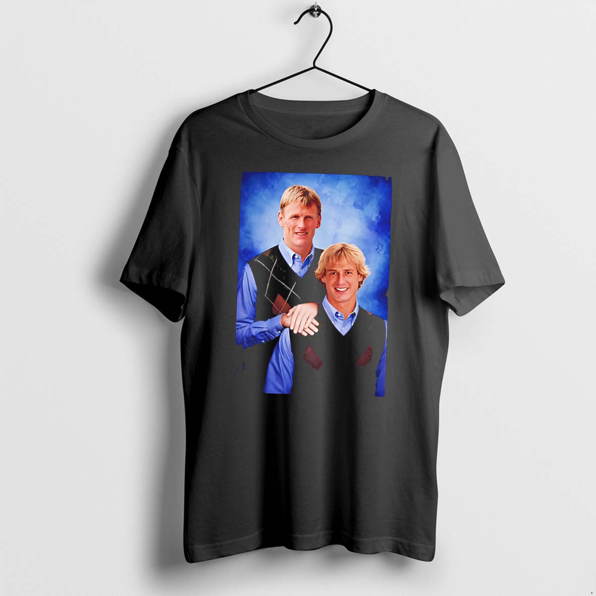 Original Teddy Sheringham Jurgen Klinsmann Tottenham Step Brothers Tee Tshirts