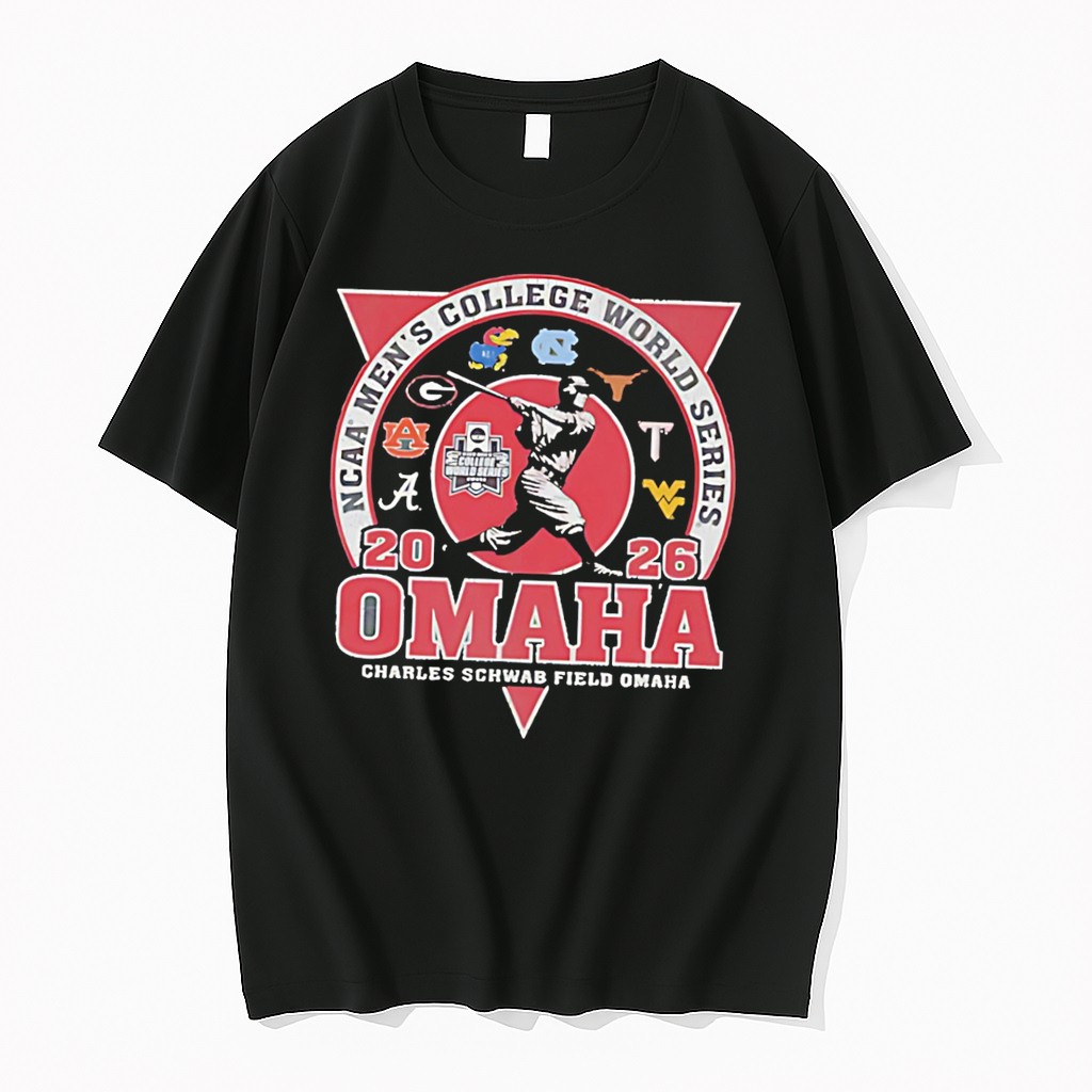 Original Texas Longhorns 2026 Baseball College World Series 8 Team Good Angle Tee Tshirts