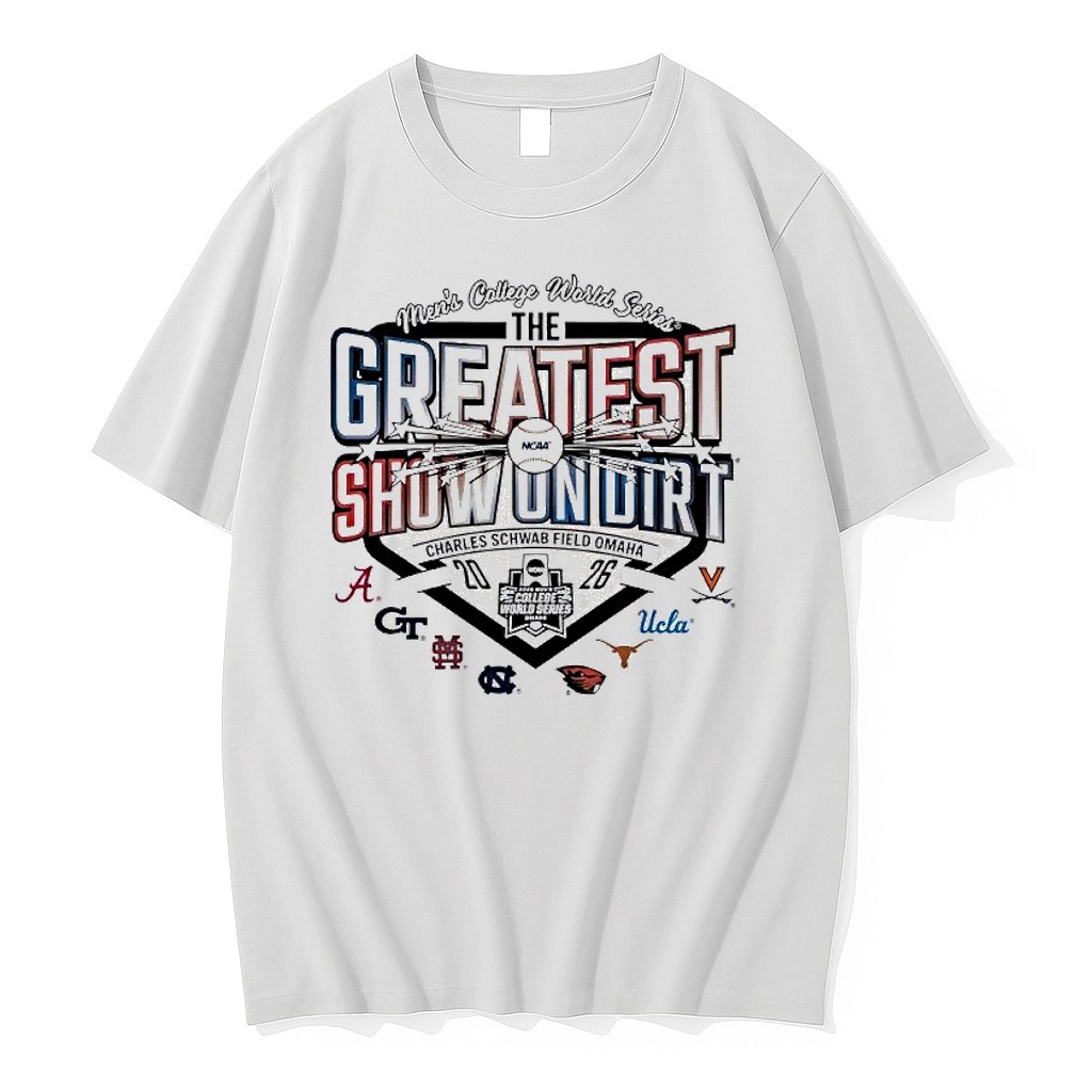 Original Texas Longhorns 2026 Baseball College World Series 8 Team Tshirts