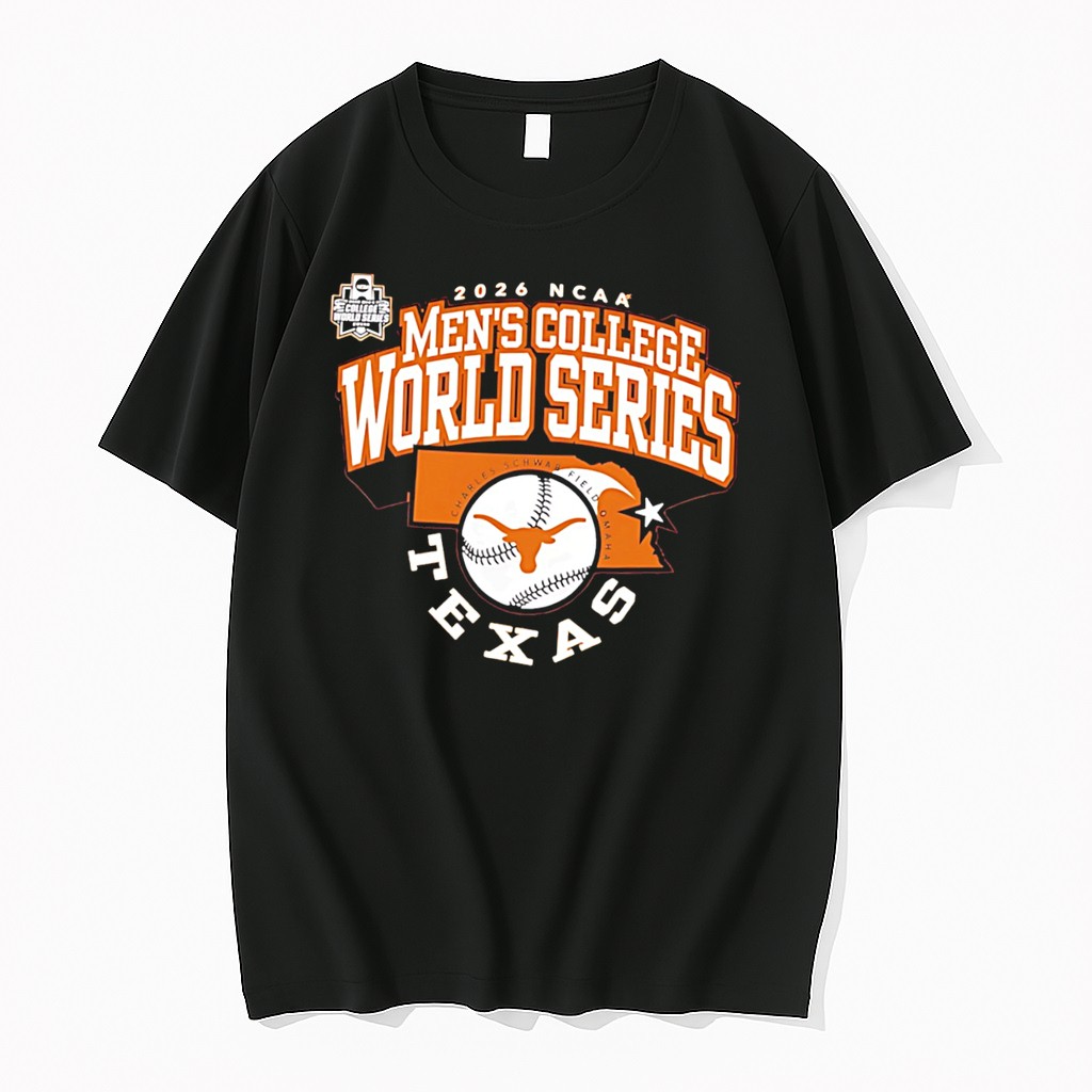 Original Texas Longhorns 2026 Baseball College World Series Bound Tee Tshirts