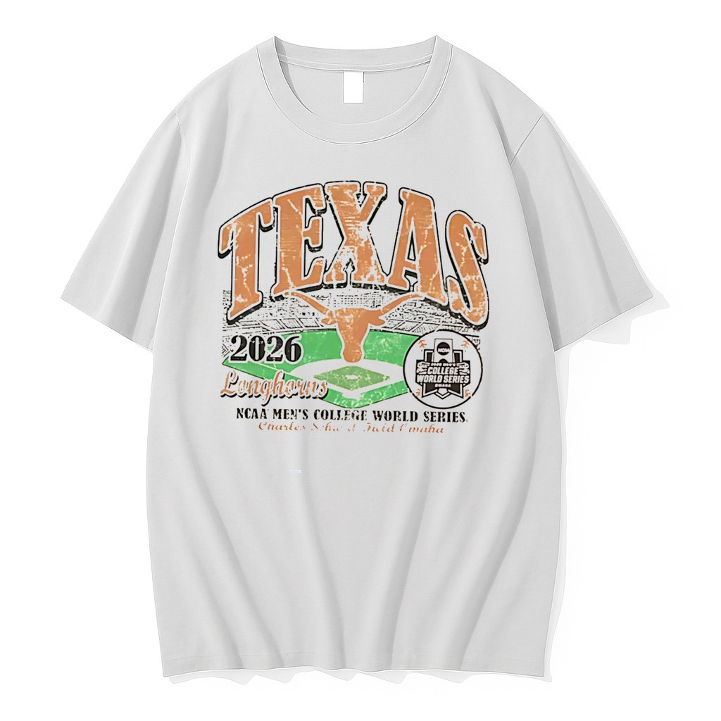 Original Texas Longhorns 2026 College World Series Bound Stadium Tee Tshirts
