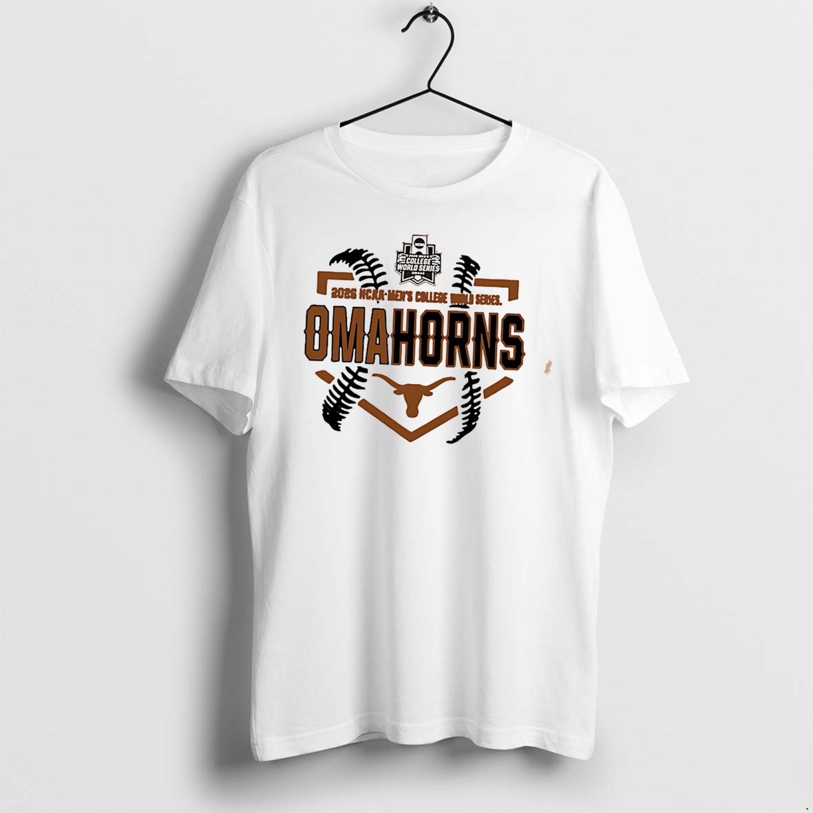 Original Texas Longhorns 2026 College World Series Bound Tee Tshirts