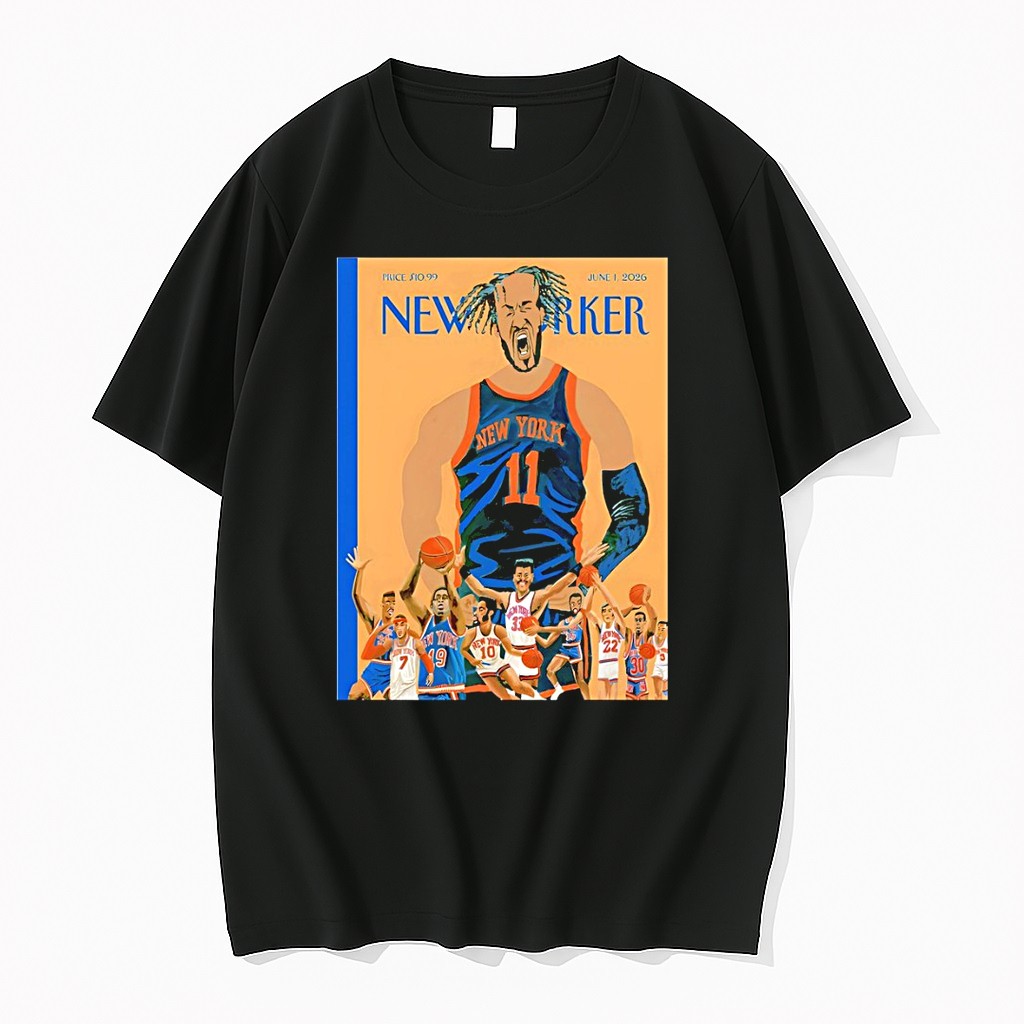 Original The New Yorker Magazine Cover June New York Knicks Basketball 2026 Tshirts