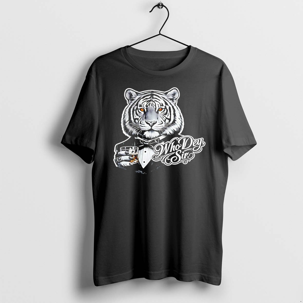 Original Tiger Tuxedo Who Dey Sir Tshirts
