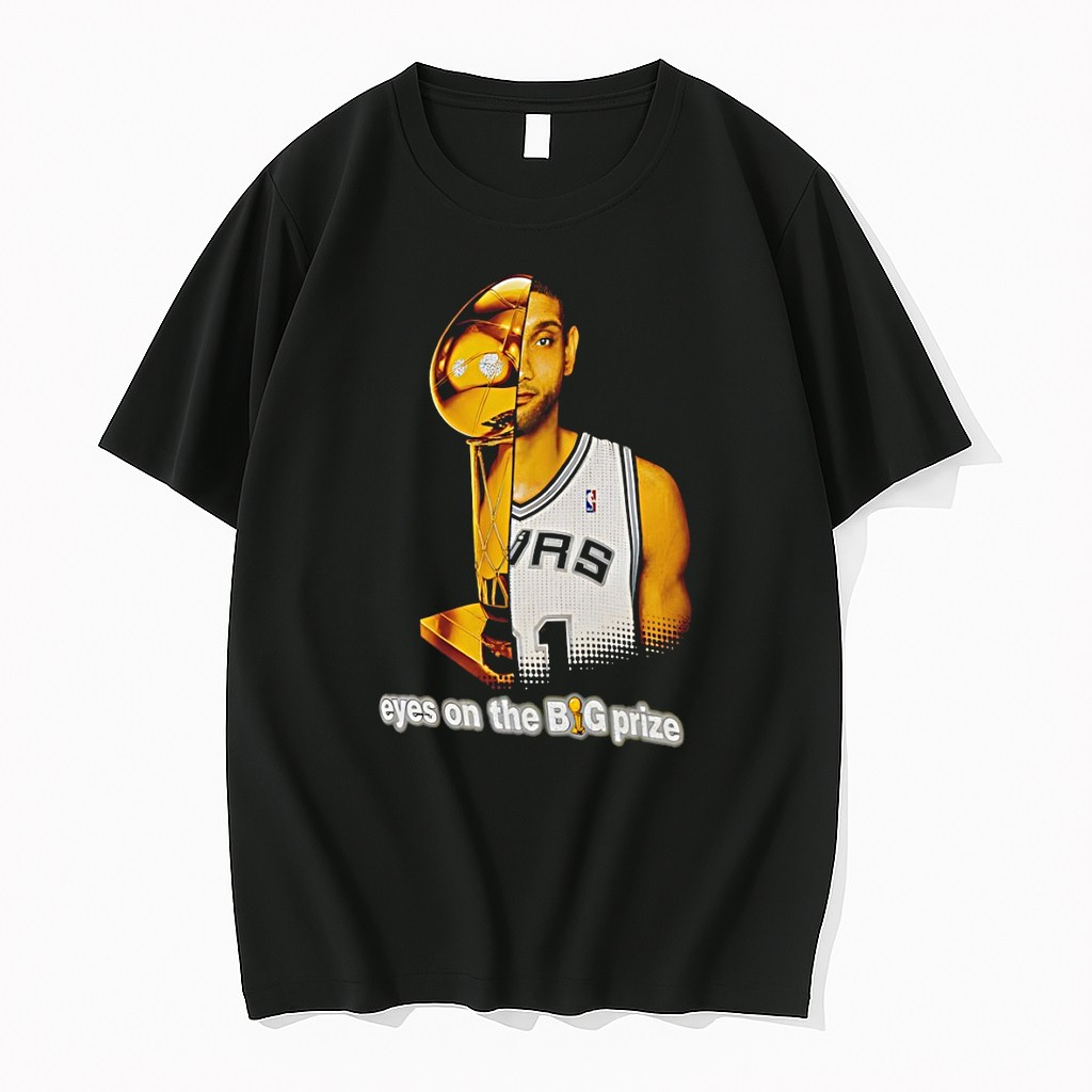 Original Tim Duncan X Cup San Antonio Spurs Eyes On The Big Prize Tshirts