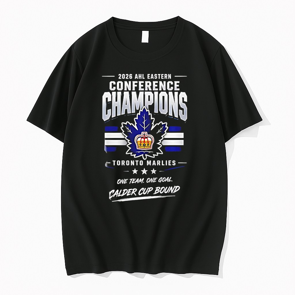 Original Toronto Marlies Hockey 2026 Ahl Eastern Conference Champions Calder Cup Bound Tshirts