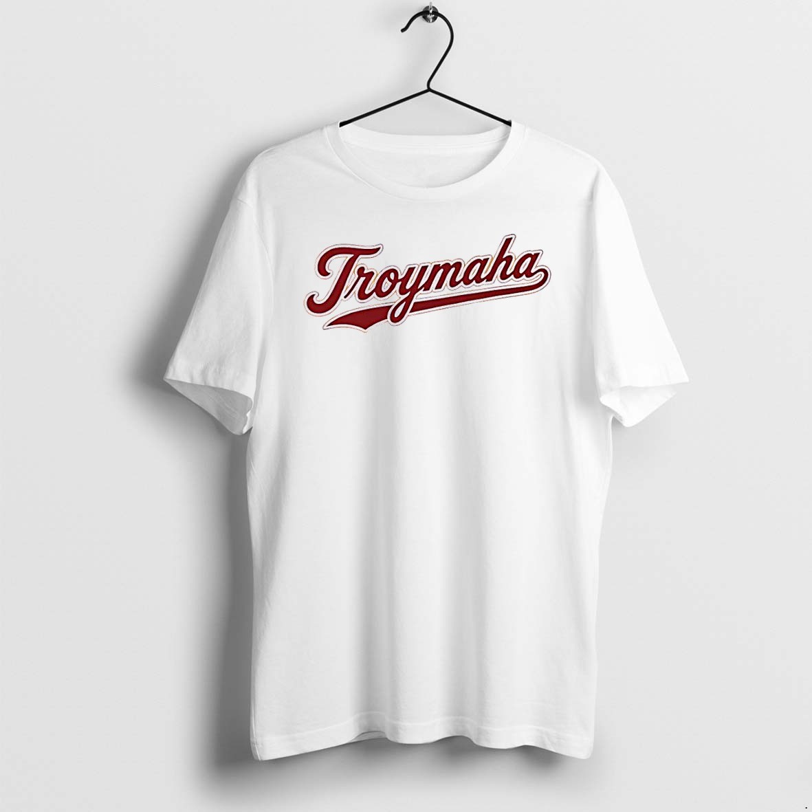 Original Troymaha Logo Team White Tshirts