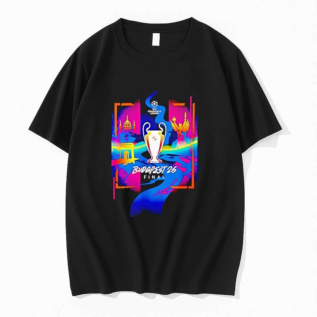 Original Uefa Champions League Budapest 26 Final Hero Tshirts